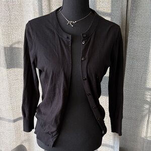 J. Crew Black Button Down Shirt